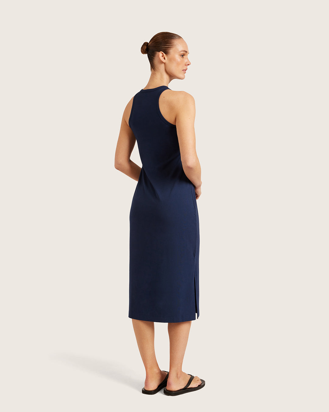 Vestido con espalda de nadador - Azul marino