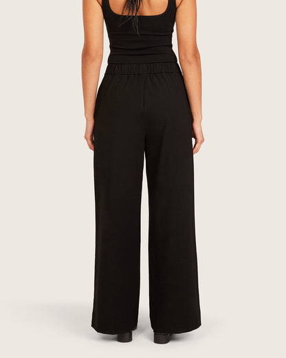Pantalones de corte relajado - Cortos - Negros