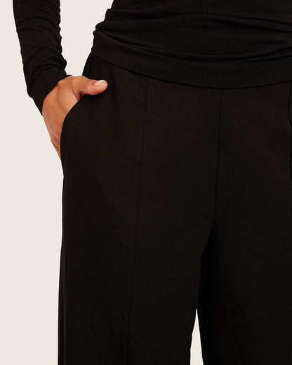Pantalones de corte relajado - Cortos - Negros