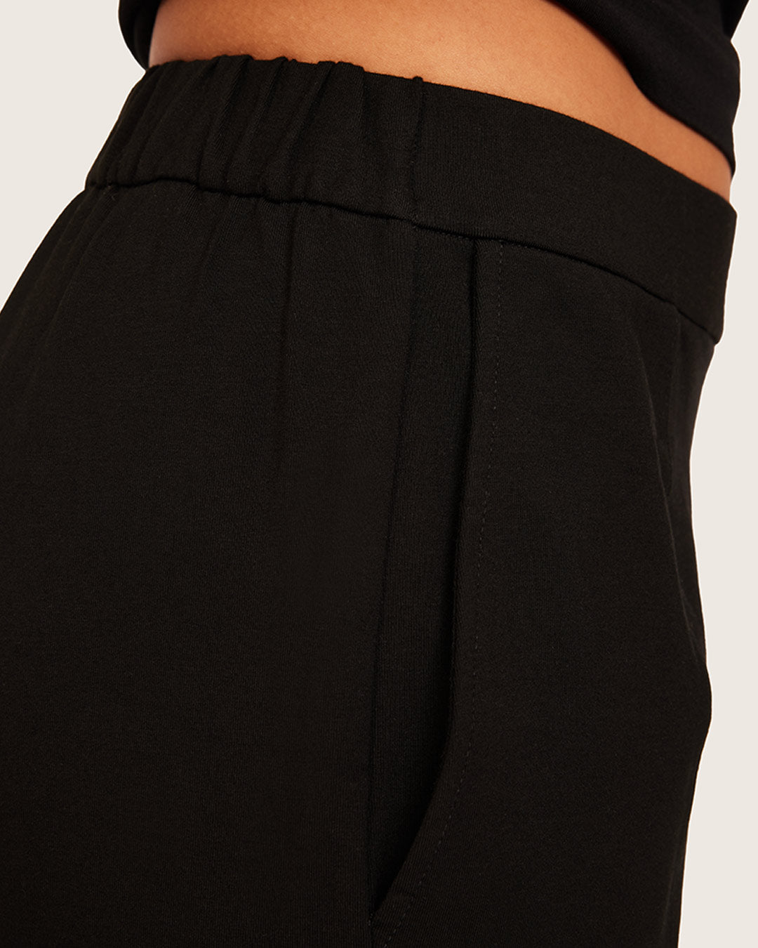 Pantalones de corte relajado - Cortos - Negros