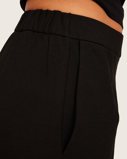 Pantalones de corte relajado - Cortos - Negros