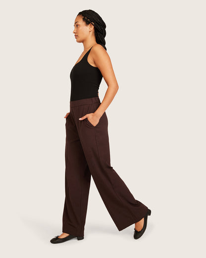 Pantalones de corte relajado - Cortos - Algarroba