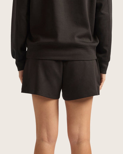 Pantalones cortos deportivos para mujer de 3" - Negro