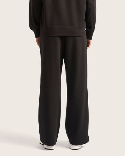 Pantalones deportivos rectos para mujer - Negro