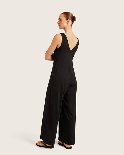 Mono de escote barco - Negro