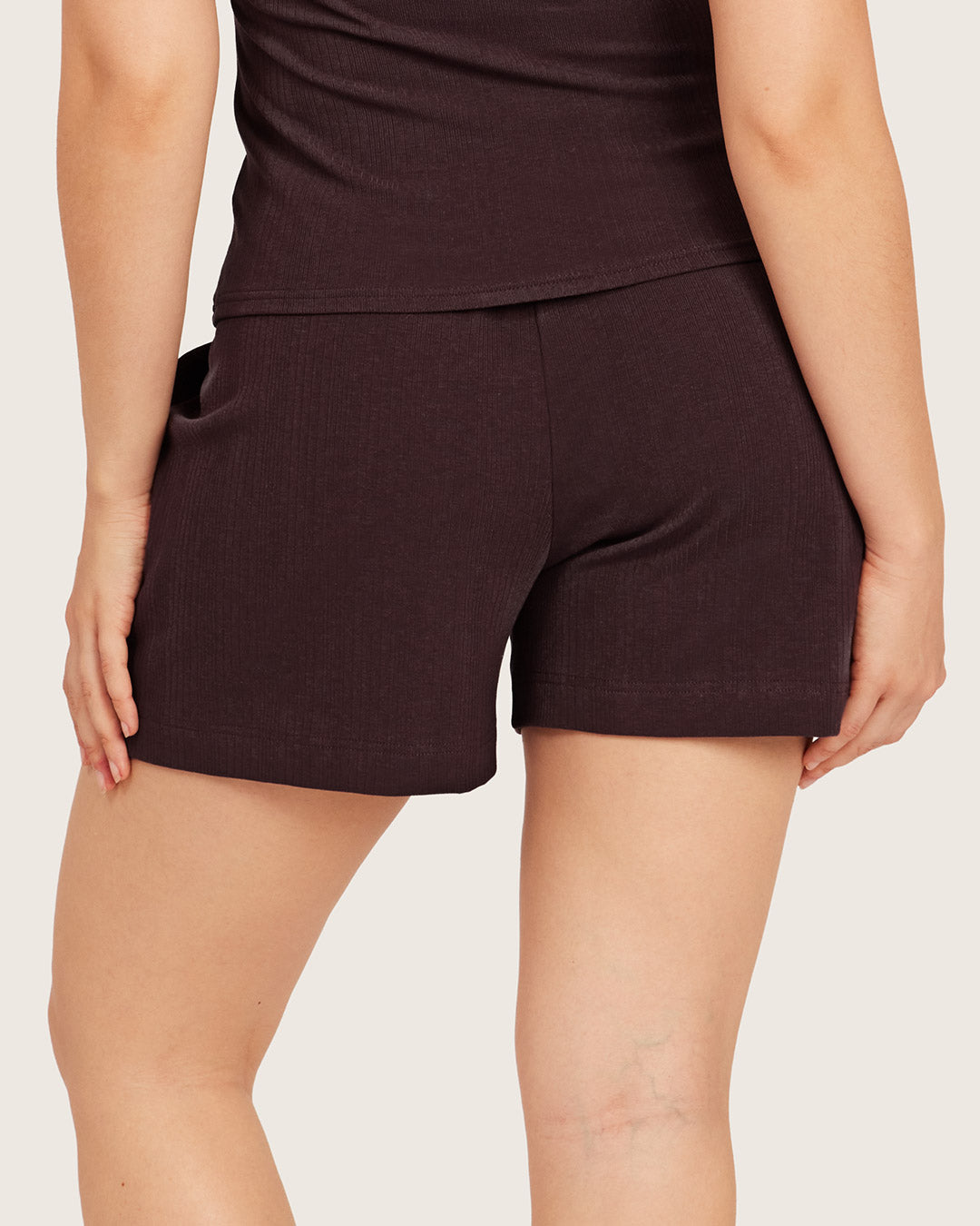Pantalones cortos de estar por casa - Mora