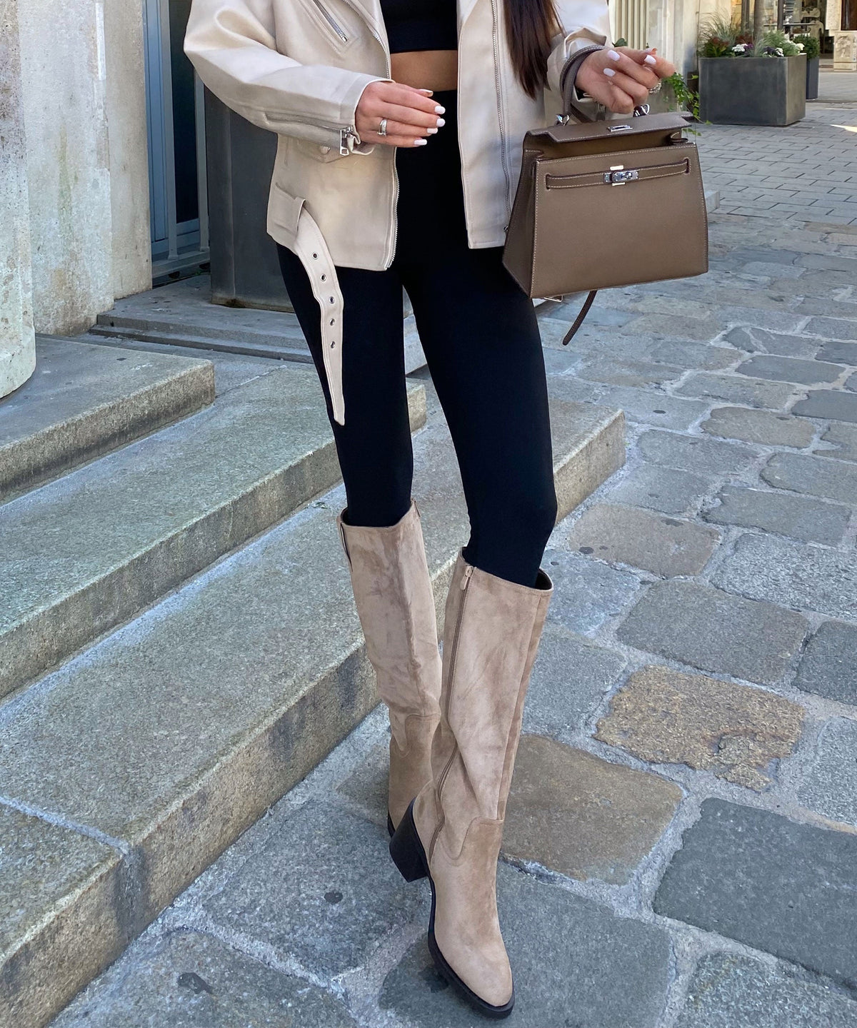 Bota Mena Beige