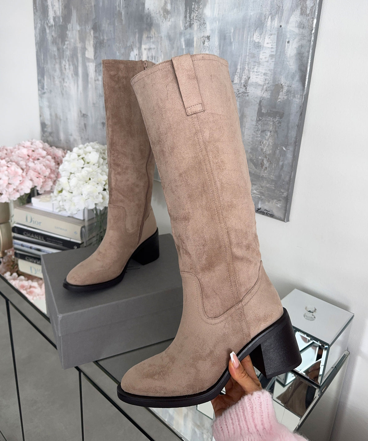 Bota Mena Beige